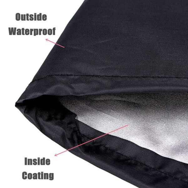 Outdoor Garden Grill Cover Rainproof Dustproof Anti-Ultraviolet Round Table Cover, Size: 41x70cm - Image 3