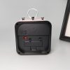 Lazy Silent Small Alarm Clock Office Home Desktop Clock (Grey) - Image 3