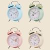 Student Cute Style Bell Alarm Clock Bedside Mute Clock With Light Specification: Y36 4 Inch (Green) - Image 2