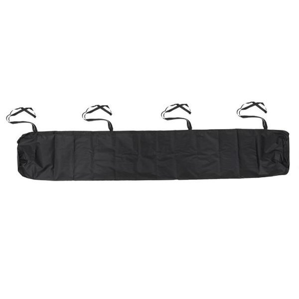 Outdoor Patio Canopy Awning Waterproof Cover Retractable Dustproof Protective Cover, Size: 2.5m (Black)