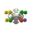 Aluminum Alloy Psychedelic Magic Ball Educational Toys Decompression Marbles Toys, Colour: Pearl Black - Image 3