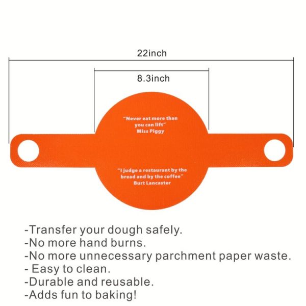 Oven Accessories Bread Dough Transfer Baking Mat Long Handle Extraction Mat (Brown) - Image 4