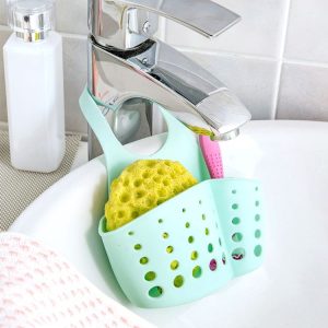 TM15008 Adjustable Snap-On Sink Storage Hanging Basket Kitchen Drain Hanging Bag (Random Color Delivery)