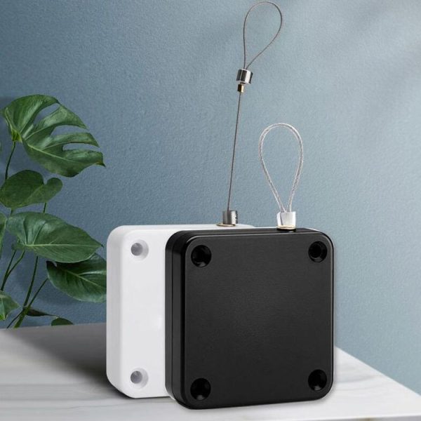 P093 Automatic Doorkeeper Telescher Door Closer Sliding Door Anti-Theft Box, Specification: 2nd Generation White All Glue 800g 1m - Image 2