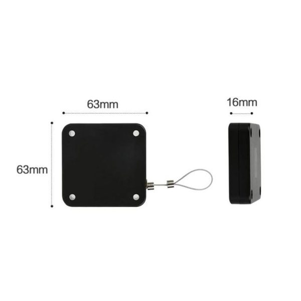 P093 Automatic Doorkeeper Telescher Door Closer Sliding Door Anti-Theft Box, Specification: 3rd Generations Black All Glue 1200g 1.2m - Image 3