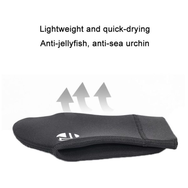 ZCCO 3mm Warm Non-Slip Diving Socks Anti-Wear Ankle Fins, Size: 33-34 (Black) - Image 5