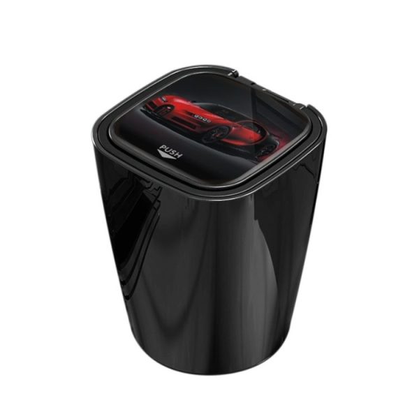 Automotive Supplies Car Loaded Ashtray (Bright Black)