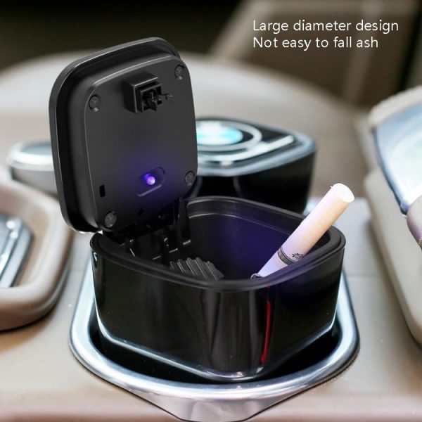 Automotive Supplies Car Loaded Ashtray (Bright Black) - Image 5