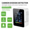 TVOC1 Portable CO2 Air Quality Formaldehyde Carbon Dioxide Detector Indoor Temperature Hygrometer with LED Digital Display (White) - Image 4