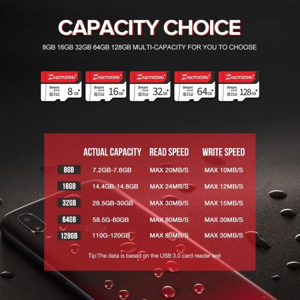 ZHAOYUESHU RW064G520 C10 High-Speed Memory Card Micro SD Mobile Phone Memory Card, Capacity: 16 GB - Image 7