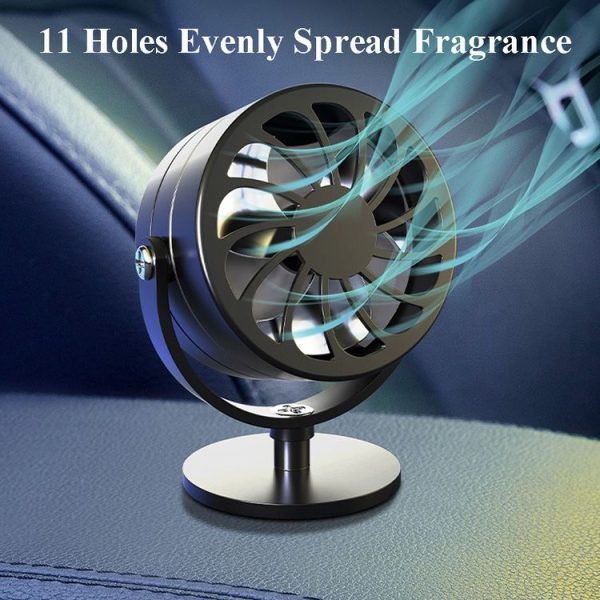 Aromatherapy Car Ornaments Automotive Accessories Solar Perfume Seat (White) - Image 4