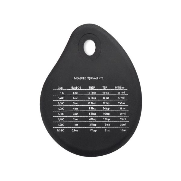 Silicone Scraper Cream Steward Scraper Butter Cut Knife Wiper (Black)