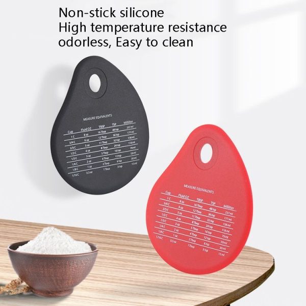 Silicone Scraper Cream Steward Scraper Butter Cut Knife Wiper (Black) - Image 4