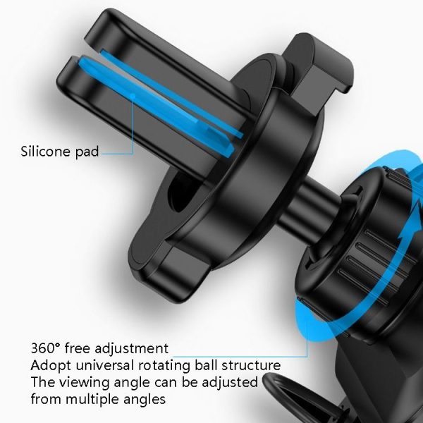 2 PCS Car Mobile Phone Gravity Bracket Car Exit Mobile Phone Bracket (Blue) - Image 6