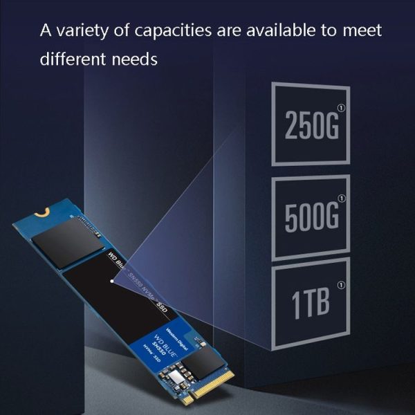 WD BLUE SN550 M.2 NVME PCIe Desktop Notebook SSD, Capacity: 500G - Image 3