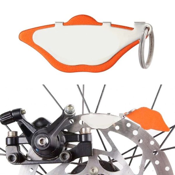 TJP-001 Portable Brake Disc Adjustment Pad Maintenance And Repair Adjustment Gasket (Orange) - Image 3