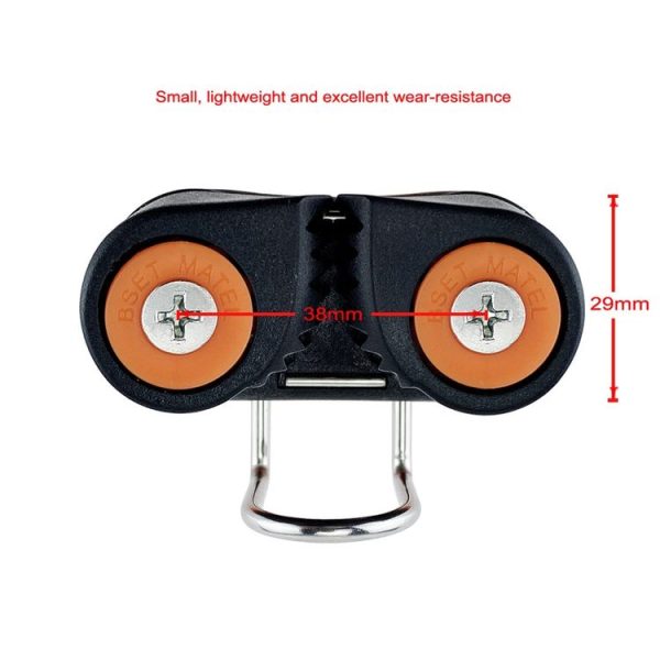 Double Nylon Ball Rope Clamp With Guide Ring Automatic Rope Clamp Boat Accessories - Image 4