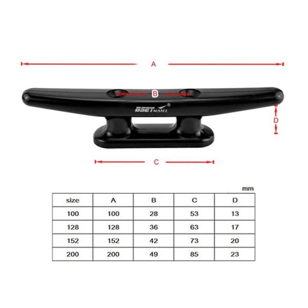 5 PCS Nylon Rope Tie Shofar Bollard Marine Yacht Accessories, Specification: 5 Inch (128mm) - Image 7