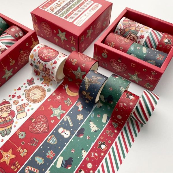 Boxed Christmas Pocket Tape Decoration Material (Christmas Combination Set) - Image 2