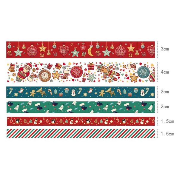Boxed Christmas Pocket Tape Decoration Material (Christmas Combination Set) - Image 3