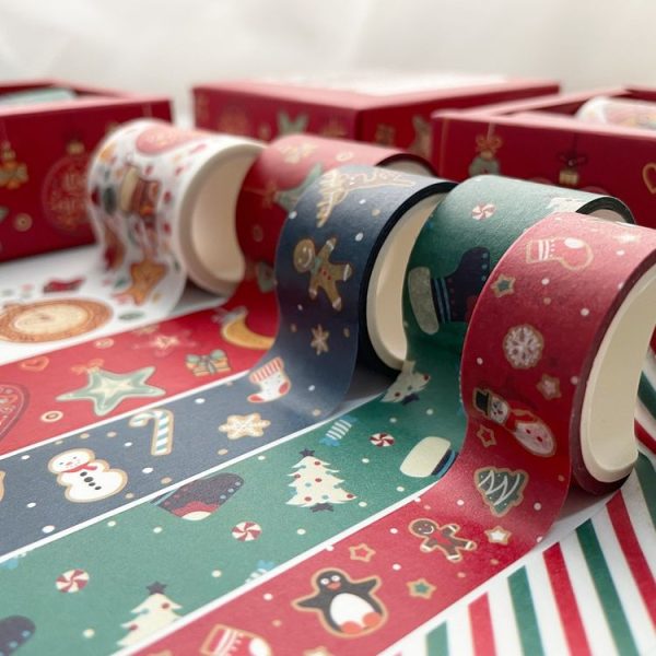Boxed Christmas Pocket Tape Decoration Material (Christmas Combination Set) - Image 6