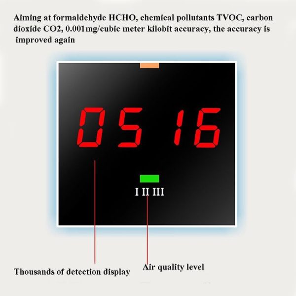 JSM-131 Portable CO2 TVOC Formaldehyde Carbon Dioxide Detector - Image 6