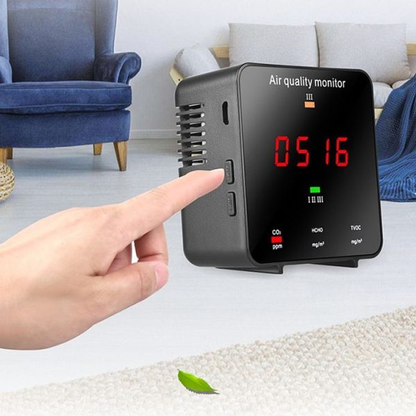 JSM-131 Portable CO2 TVOC Formaldehyde Carbon Dioxide Detector - Image 7