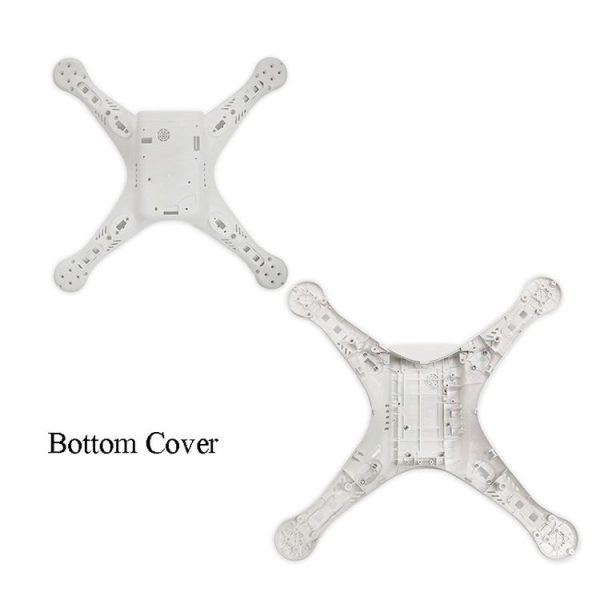 DJI Phantom 3 Pro / Advanced Body Shell Upper Cover Bottom Cover Landing Gear Kits (White) - Image 3