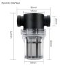 Water Pipe Front Plastic Filter Garden Irrigation Water Purifier, Specification: 4 Points Interface 40 Mesh - Image 2