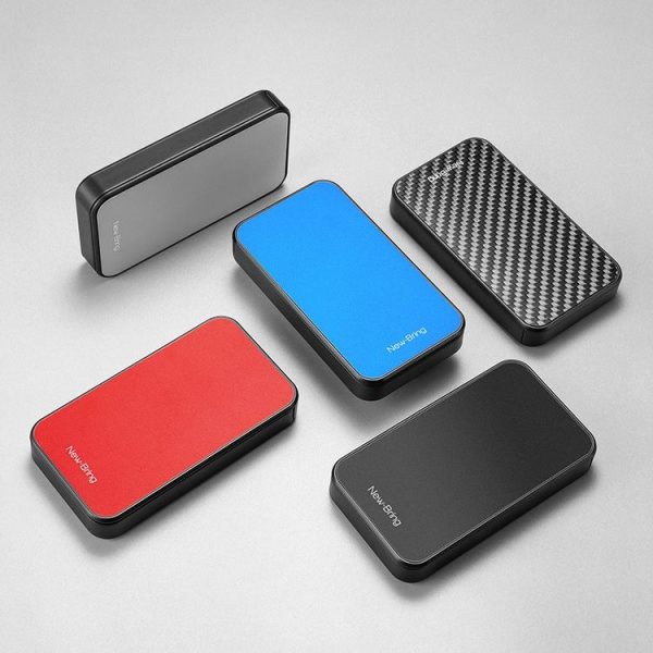 New-Bring Metal Card Holder RFID Anti-Theft Magnetic Automatic Shift Business Card Sase Waterproof Wallet, Colour: Carbon Fiber - Image 2
