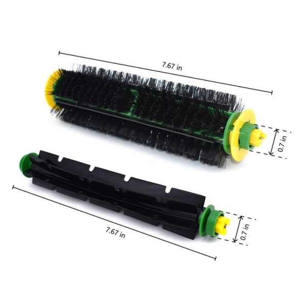 8 PCS / Set Sweeper Rolling Brush + Side Brush + Filter + Brush For iRobot Roomba 500 Series (Carton Packaging) - Image 4