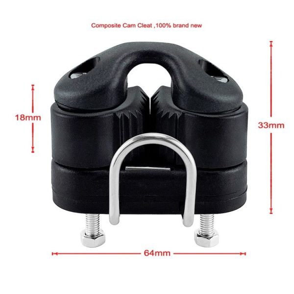 Double Nylon Ball Rope Clamp With Guide Ring Automatic Rope Clamp Boat Accessories Without Guide Ring - Image 3