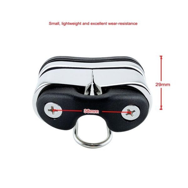 Stainless Steel Ball Rope Clamp With Guide Ring Automatic Rope Clamp Boat Accessories Stainless Steel Guide Ring - Image 3