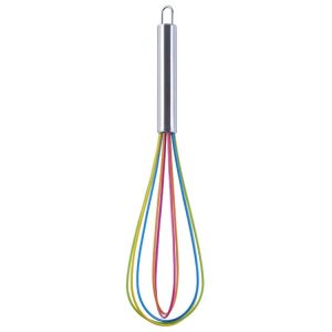 Silicone Egg Beater Home Egg Mixer Kitchen Gadgets Cream Baking Tools, Colour: 12 inch Colorful