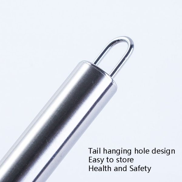 Silicone Egg Beater Home Egg Mixer Kitchen Gadgets Cream Baking Tools, Colour: 8 inch Black - Image 7