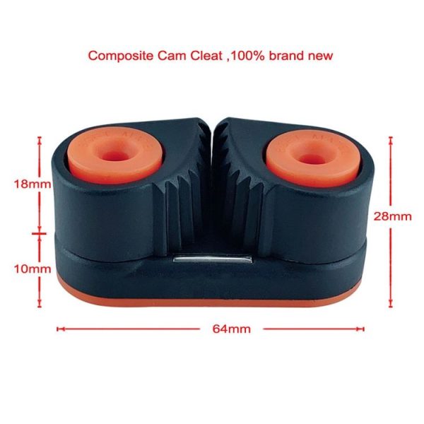BSET MATEL Double Nylon Ball Rope Clamp Automatic Rope Clamp Boat Accessories - Image 3