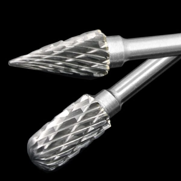 10 PCS / Set Hard Alloy Tungsten Steel Grinding Head Double Pattern Rotating Milling Cutter Head Root Carving Knife, Style: Blue Box - Image 6