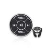 Car Mobile Phone Remote Control Bluetooth Wireless Multimedia Button Remote Control Music Playback Selfie, Colour: Silver With Buckle - Image 2