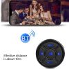 Car Mobile Phone Remote Control Bluetooth Wireless Multimedia Button Remote Control Music Playback Selfie, Colour: Silver With Buckle - Image 5