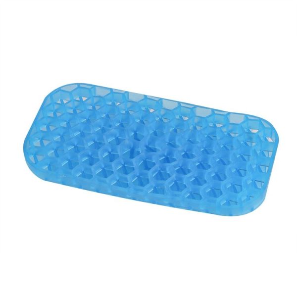 2 PCS TPE Pressure-Free Mouse Hand Wrist Support Game Office Breathable Washing Massage Wrist Pad (Blue) - Image 2