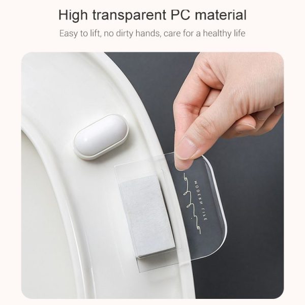 FY-J109 Toilet Cover Handle Home No Dirty Hand Toilet Lift Lid Tool (Transparent) - Image 4