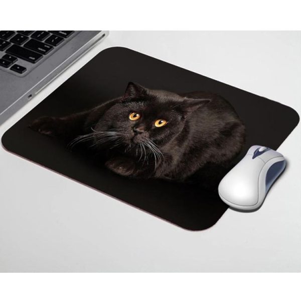3 PCS Small Animal Pattern Rectangular Office Non-Slip Mouse Pad, Size: Overlock 180 x 220mm (Pattern 4)