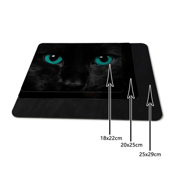 3 PCS Small Animal Pattern Rectangular Office Non-Slip Mouse Pad, Size: Not Overlocked 180 x 22mm (Pattern 5) - Image 3