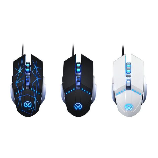 MOROSE GM20 7 Keys Game Wired Mouse Competitive Machinery Mouse (Silent Edition Black) - Image 2