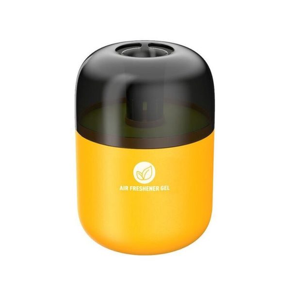 Car Fragrance Solid Perfume Decoration, Colour: Yellow Tangerine