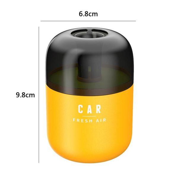 Car Fragrance Solid Perfume Decoration, Colour: Yellow Tangerine - Image 3
