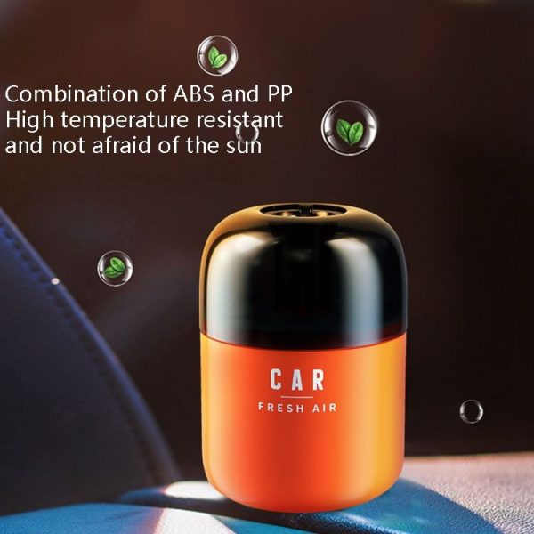 Car Fragrance Solid Perfume Decoration, Colour: Yellow Tangerine - Image 4