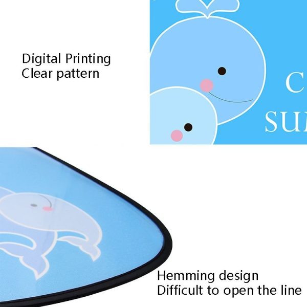 1 Pair Auto Sunshade Window Sunscreen Insulation Sunshade (Kiwi) - Image 4