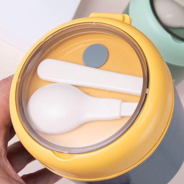 Portable Thermal Insulation Sealed Soup Cup With Lid Breakfast Lunch Box For Office Workers (Pink) - Image 4