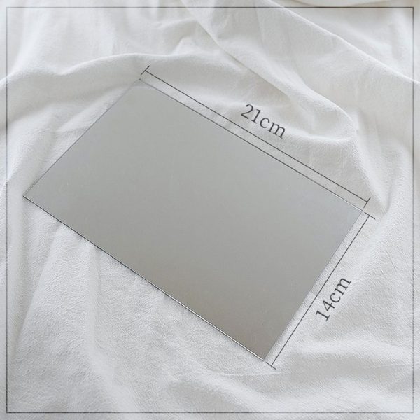 5 PCS Acrylic Geometric Mirror Reflector Photo Props Shooting Background, Colour: Rectangular 14x21cm - Image 2